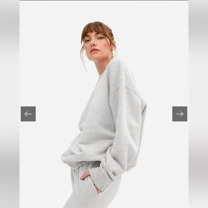 Organic Fleece Oversized Sweatshirt